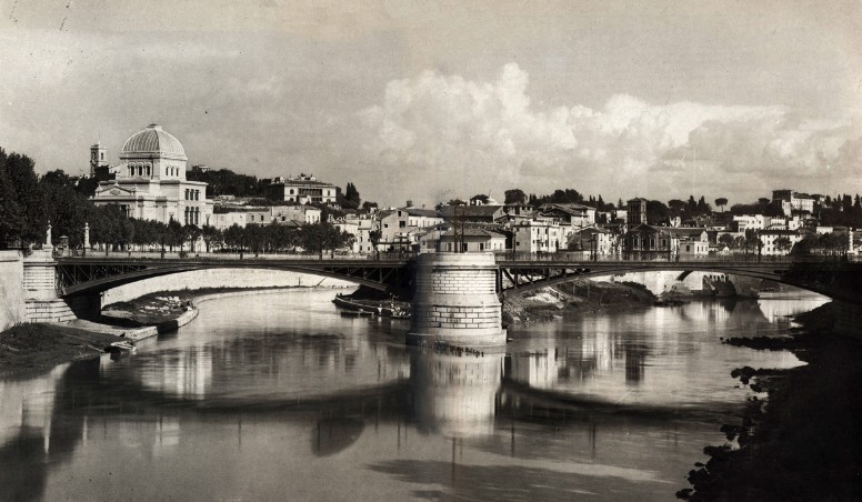 Foto di ponte gaibaldi 1888