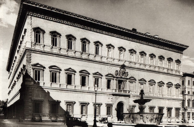 Palazzo Farnese foto d'epoca