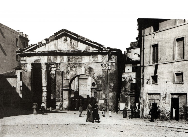 Portico d'ottavia foto dellla fine 800
