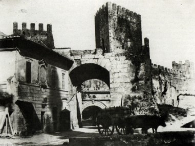 Porta san lorenzo co i bastioni foto fine 1900